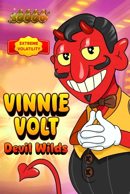 Giao diện trò chơi Vinnie Volt: Devil Wilds với chú quỷ nhỏ Vinnie Volt